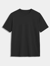 BLACK BLANK SLIM FIT T SHIRT