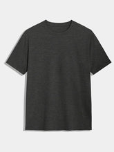 CHARCOAL BLANK SLIM FIT T SHIRT