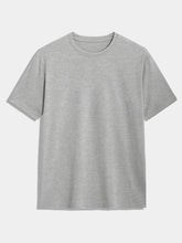 HEATHER GREY BLANK SLIM FIT T SHIRT