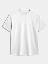 WHITE BLANK SLIM FIT T SHIRT