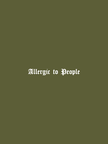 Allergic To People Hoodie