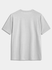 ASH GREY BLANK SLIM FIT T SHIRT