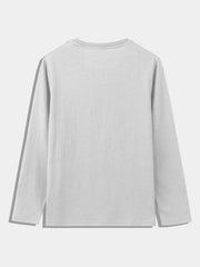 ASH GREY FULL SLEEVES T SHIRT