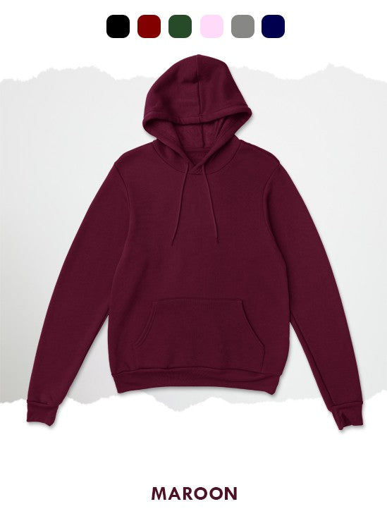 BASIC MAROON HOODIE