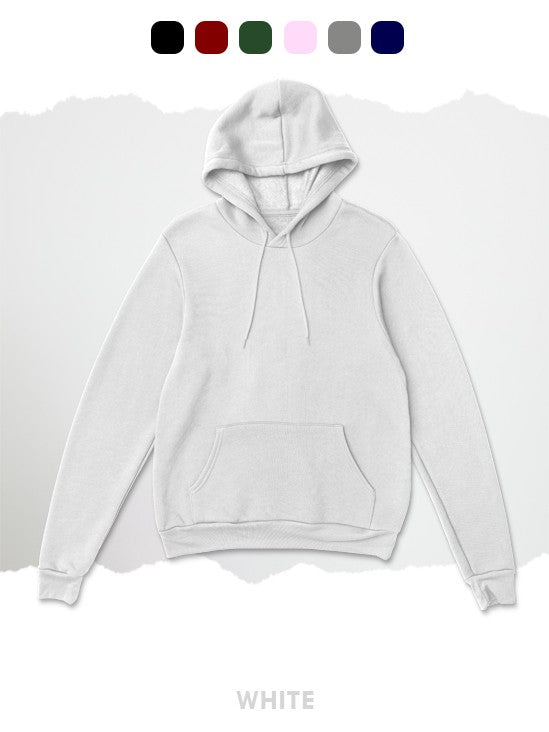 BASIC WHITE HOODIE
