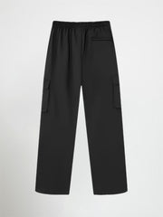 BLACK CARGO TROUSER