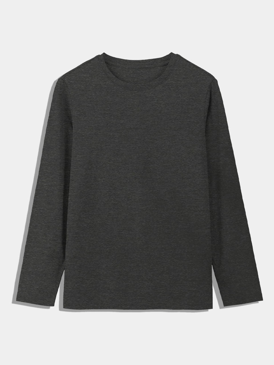 CHARCOAL FULL SLEEVES T SHIRT
