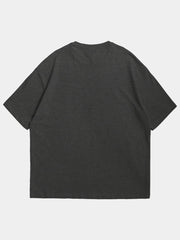 CHARCOAL OVERSIZED T SHIRT