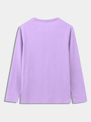 LILAC FULL SLEEVES T SHIRT