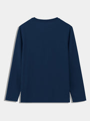 NAVY BLUE FULL SLEEVES T SHIRT