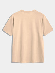 PEACH BLANK SLIM FIT T SHIRT