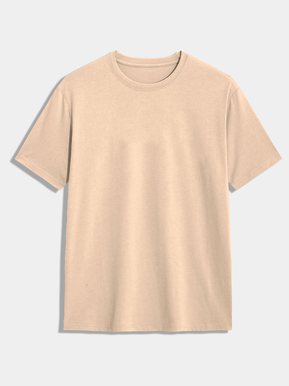 PEACH BLANK SLIM FIT T SHIRT