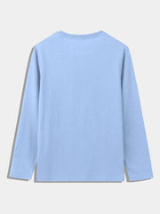 SKY BLUE FULL SLEEVES T SHIRT