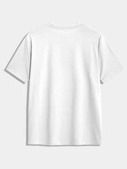 WHITE BLANK SLIM FIT T SHIRT