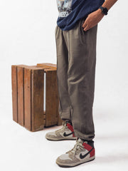 GREEN PLEATED TROUSER