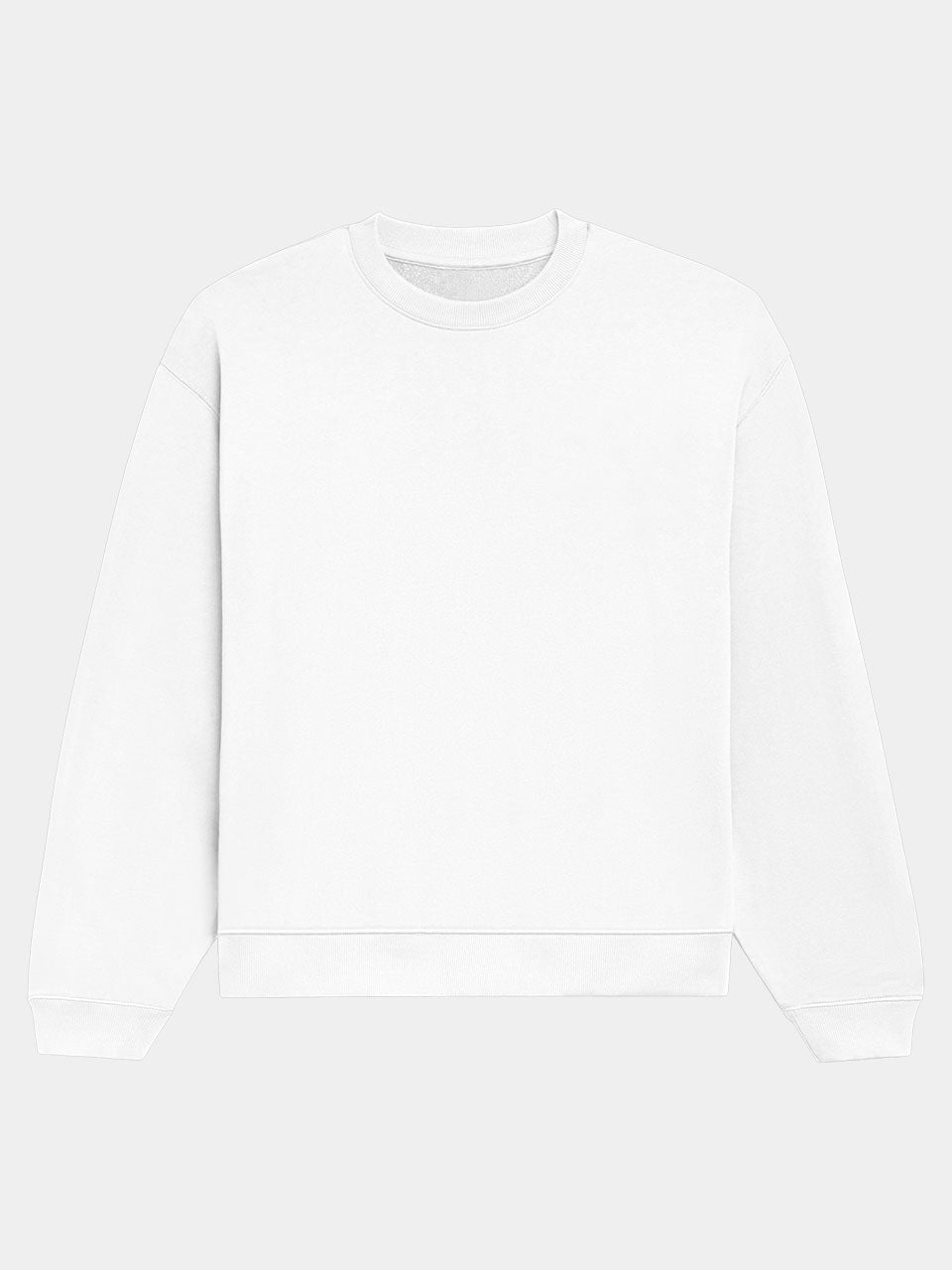 White Oversized Sweatshirt