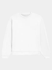 White Oversized Sweatshirt