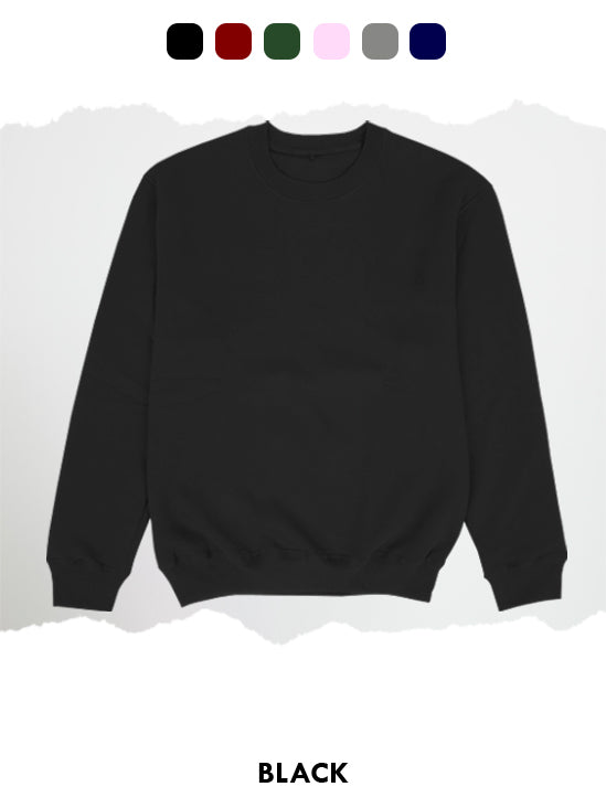 BASIC BLACK SWEATSHIRT
