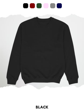 BASIC BLACK SWEATSHIRT