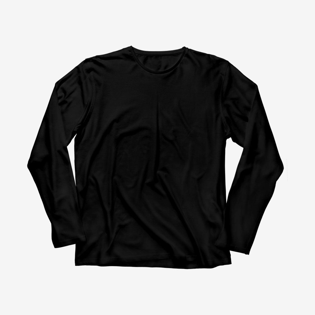 Black Full Sleeves T-Shirt