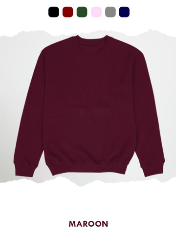 BASIC MAROON SWEATSHIRT